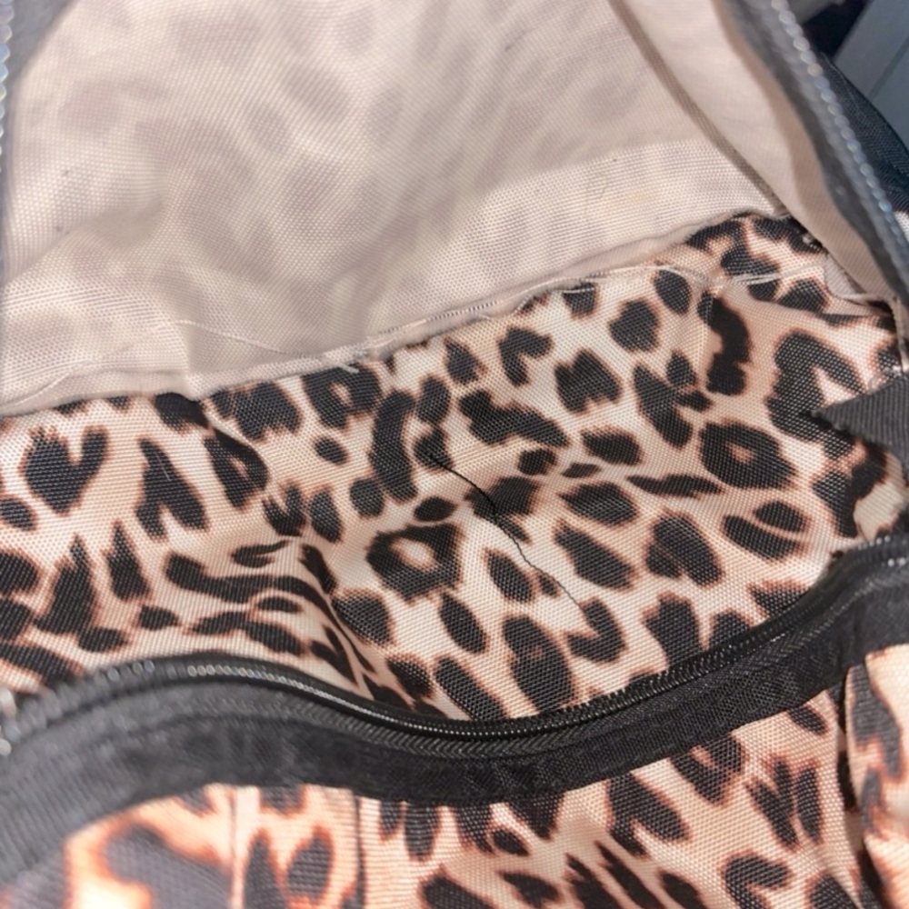 Backpack, cheetah print, Victoria secret PINK! - Picture 4 of 5